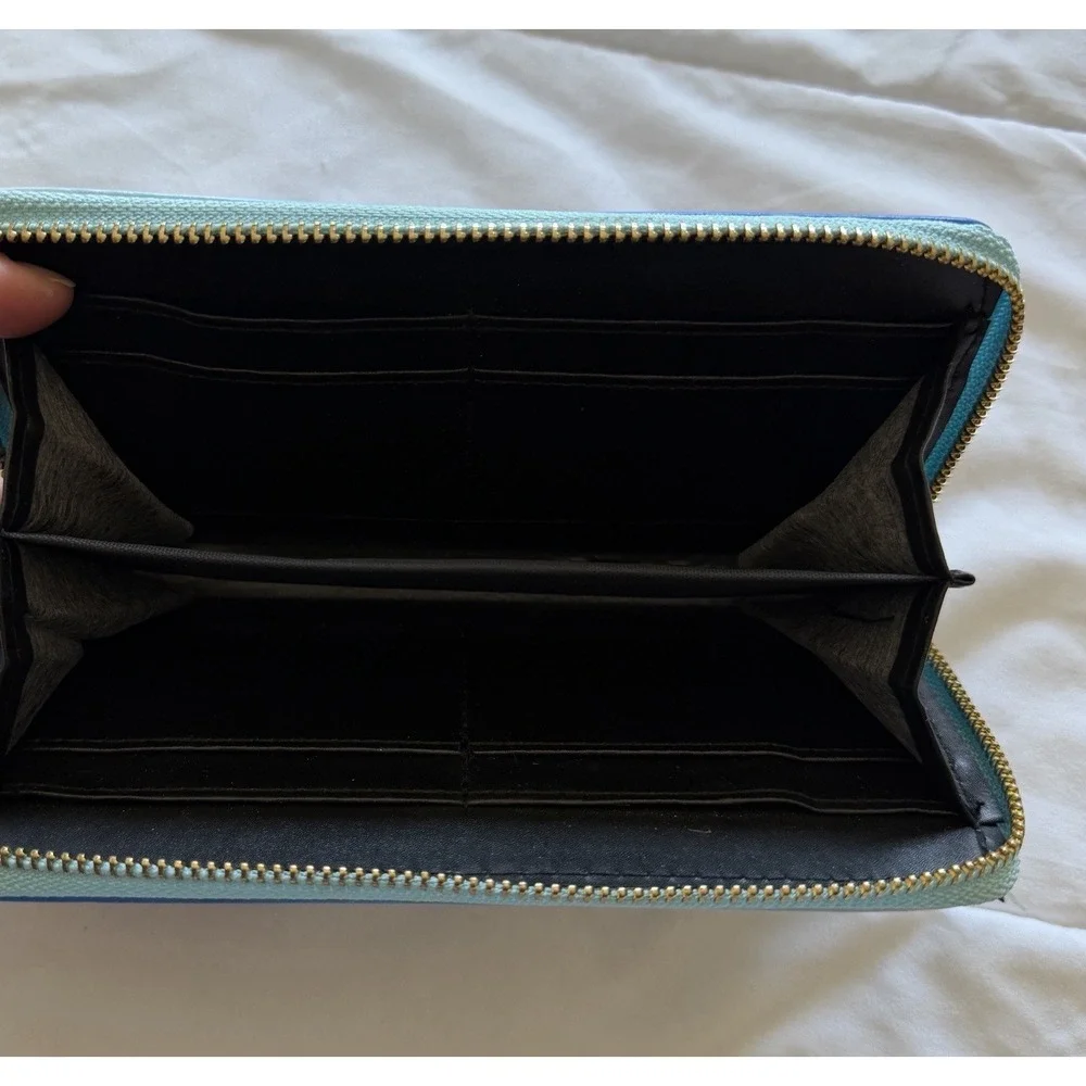 Panama Multicolor Zipper Wristlet Purse Wallet Canal‎